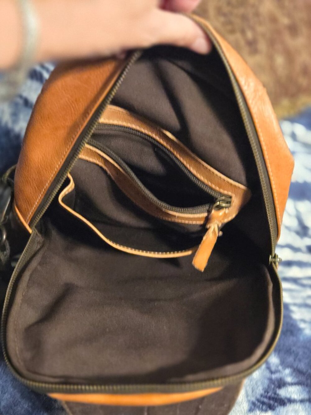 Bed Stu Beau Leather Sling Bag in Brown - Picture 5 of 10